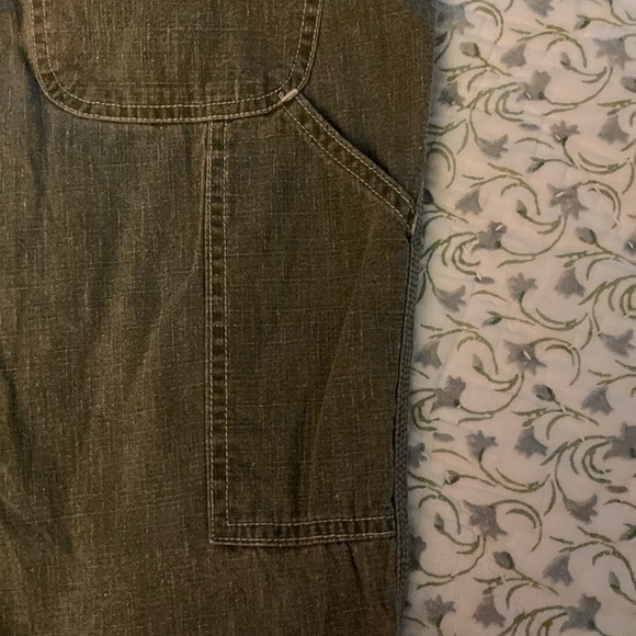 Guess vintage green carpenter jeans. Wide Leg and cropped. Size 29 - Picture 11 of 11